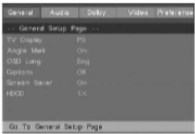 CONTINENTAL EDISON CECH044 - GENERAL MENU (MENU général) - 1