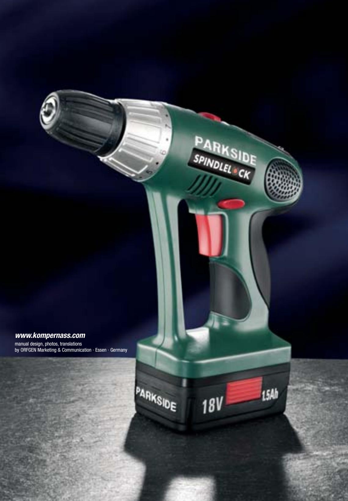 PARKSIDE KH 3101 2 SPEED RECHARGEABLE ELECTRIC DRILL DRIV… - D Garantie - 1