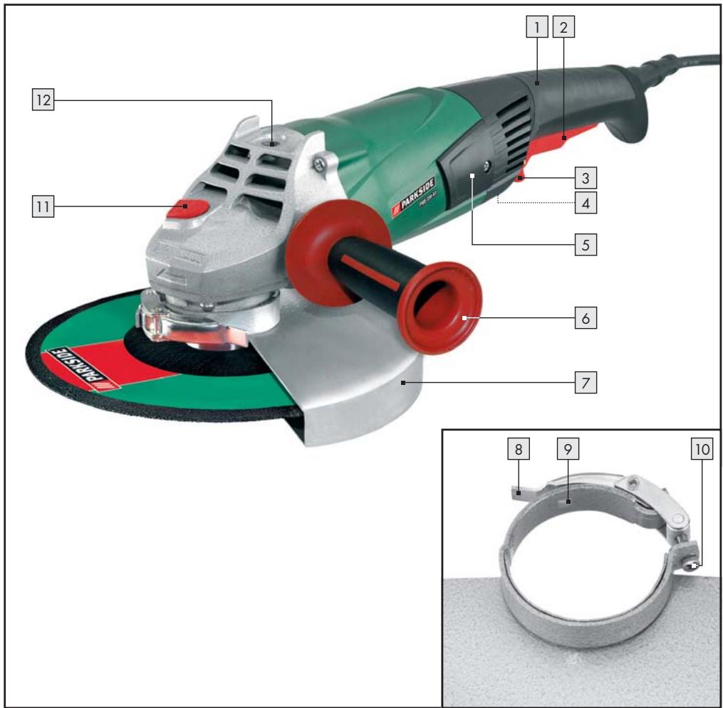 PARKSIDE PWS 230 A1 - HAAKSE SLIJPER - 1