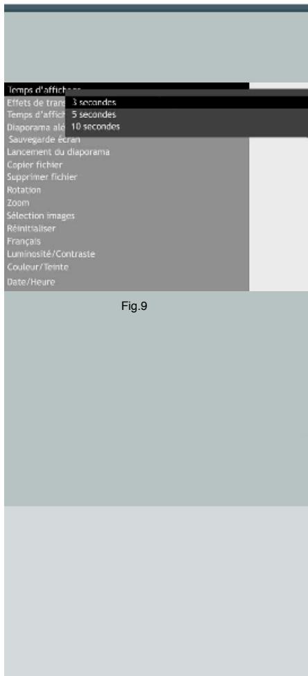 TELEFUNKEN DIGICADRE 10,4 POUCES - Durée d'affichage des photos - 1