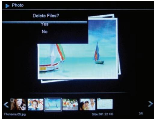 TELEFUNKEN DPF 9322 - Supprimer vos photos à partir du mode vignettes - 2