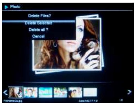 TELEFUNKEN 7 DPF 7933 - - Eliminazione delle fotto alla modalità thumbnail - 1