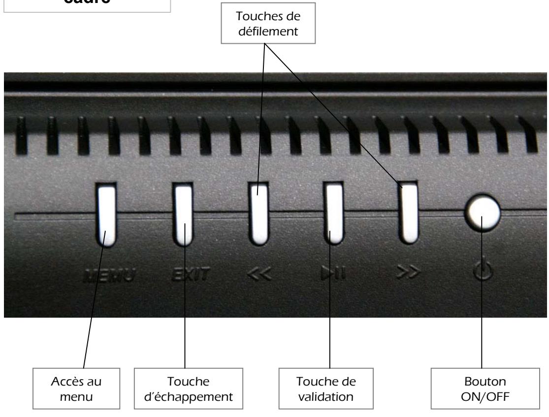 TELEFUNKEN DPF 10401 - description du CADRE - 3