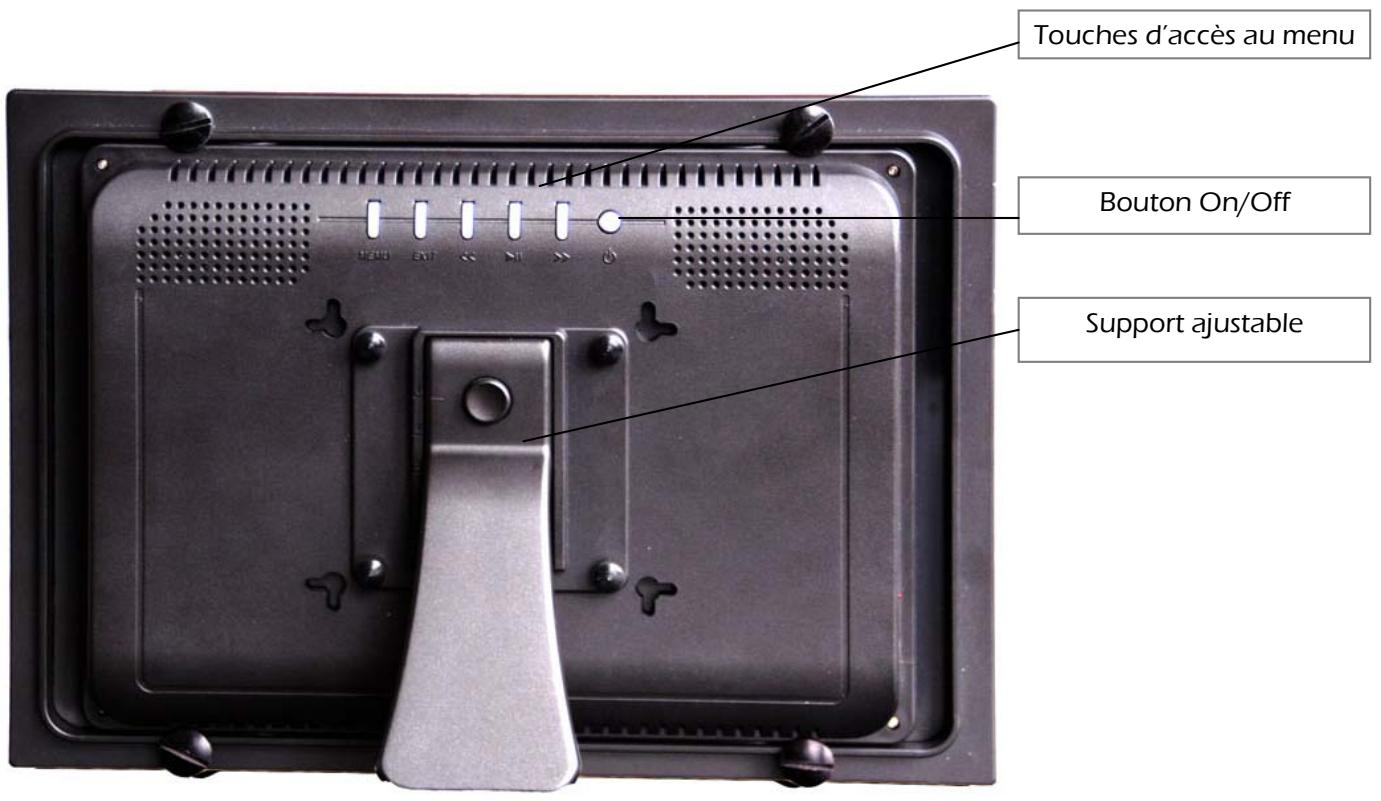 TELEFUNKEN DPF 10401 - description du CADRE - 2