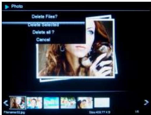 TELEFUNKEN DPF 10933 - - Delete your photos from the thumbnail mode - 1