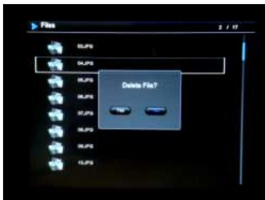 TELEFUNKEN DPF 10933 - Suprimasus fotos através del administrador de archivos - 1