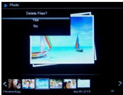 TELEFUNKEN DPF 10933 - - Löschen Ihrer Fotos über den Miniatur-Modus. - 2