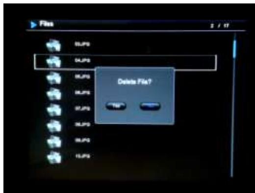 TELEFUNKEN DPF 7933 - - Uw Foto's verwijderen via bestandsbeheer - 1