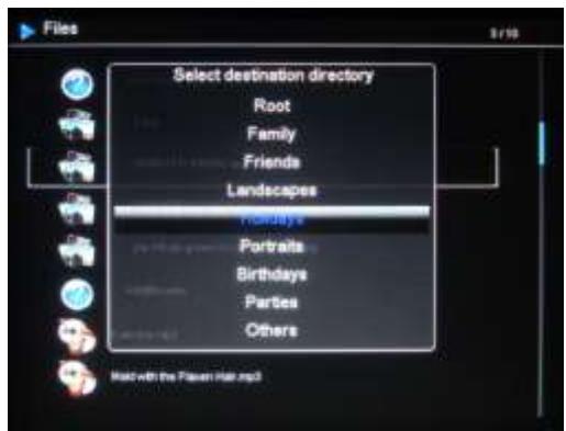 TELEFUNKEN DPF 7933 - Si el marco está encendido y reproduce las diapositivas de la memoria interna: - 4