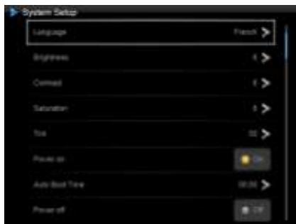 TELEFUNKEN DPF 7933 - Aactivation/desactivacao do sensor de luminosidade - 1