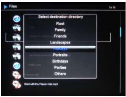 TELEFUNKEN DPF 9323 - Copia deotos en la memoria interna - 2