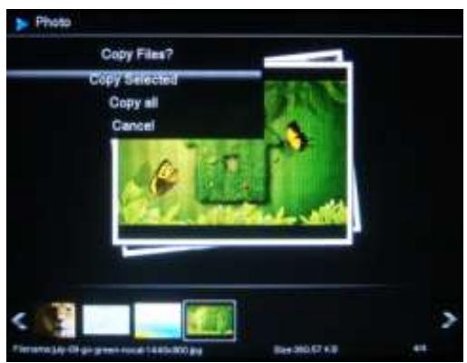 TELEFUNKEN DPF 9323 - Copie de photos vers la mémoire interne - 3