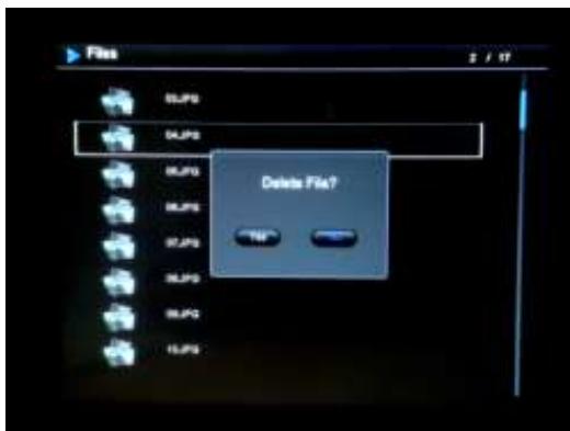 TELEFUNKEN DPF 9323 - Eliminazione delle foto - 2