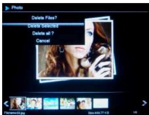 TELEFUNKEN DPF 9323 - Suppression de photos - 2