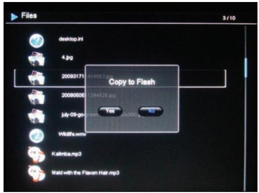 TELEFUNKEN RUBY PDF 7322 - Copie de photos vers la mémoire interne - 1