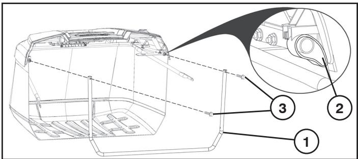 MCCULLOCH M145107T - A VERTISSEMENT: S'assurer que le commutateur d'allumage du tracteur est sur la position d'arrêt (OFF) et que la clé de contact est RETIREE. - 2