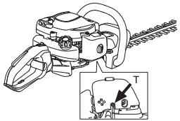 MCCULLOCH SUPERLITE 4528 - Adjustment of the idle speed - 1