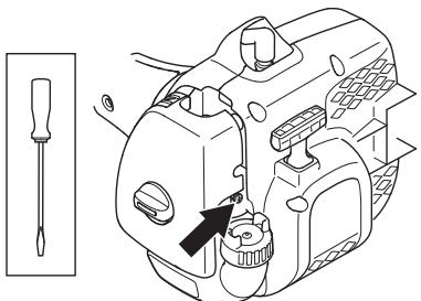 MCCULLOCH T22LCS - Justering av tomgangsturtall - 1