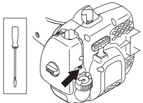 MCCULLOCH T22LCS - Nastavenie vol'nobeznych otacok - 1