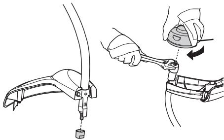 MCCULLOCH T22LCS - Montaž osłony przycinarki i glówny zȩtkowej (T22LCS) - 3
