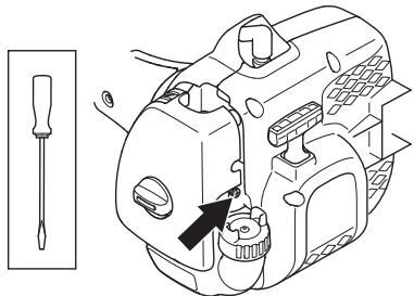MCCULLOCH T22LCS - Adjustment of the idle speed - 1