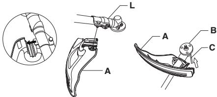 MCCULLOCH T22LCS - YcTaHOBKa KoJyXa TpIMepa I roJIOBKn TpIMepa (T22LS) - 2