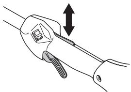 MCCULLOCH T22LCS - Clichetul de blocare a butonului de acceleratie - 3