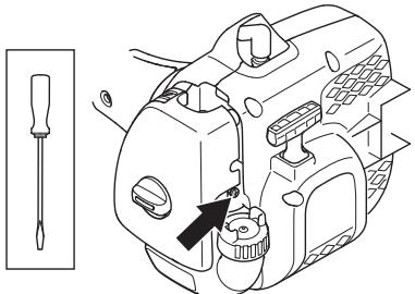 MCCULLOCH T22LCS - Ajustamento da rotação em vazio - 1