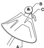 MCCULLOCH T22LCS - Montagem da proteção de recorte e do cabeçote de recorte (T22LS) - 4
