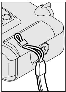 KODAK ADVANTIX C750 - ATTACHING THE STRAP - 1