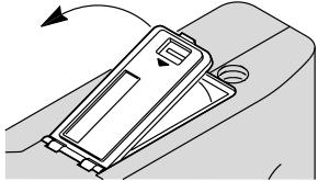 KODAK ADVANTIX T40 - LOADING THE BATTERY - 1