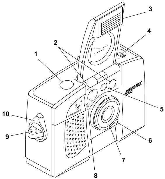 KODAK ADVANTIX T700 - Description de l'appareil-photo - 1