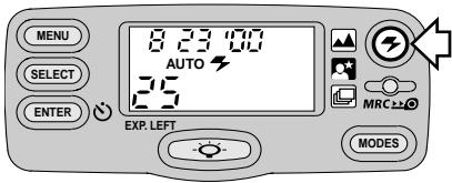 KODAK ADVANTIX T700 - Selection des AUTRES MODES de FLASH - 1