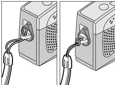 KODAK T700 - ATTACHING THE NECK STRAP - 1