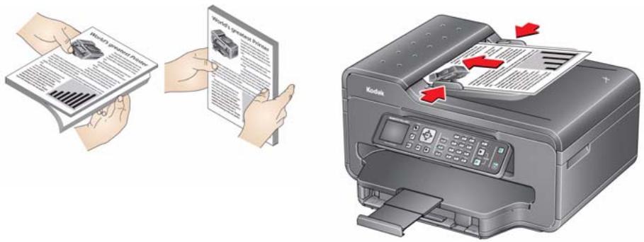 KODAK ESP 6100 - Utilisation du chargeur automatique (CA) - 2