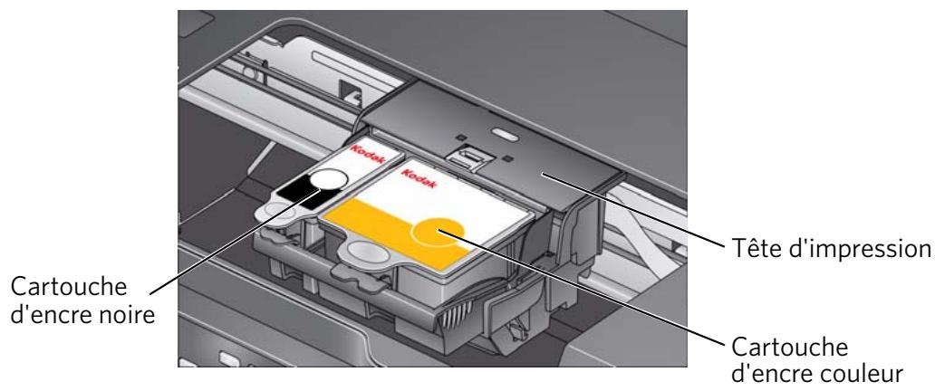 KODAK ESP 6100 - Remplacement des cartouches d'encre - 2