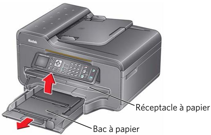 KODAK ESP 6100 - Chargement de papier ordinaire - 1