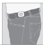 NINTENDO DS ACTIVITY METER - Comment porter le femoin d'activité - 3