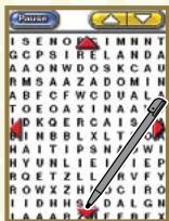 NINTENDO DS CROSSWORDS - PUZZLE SCROLL BUTTONS - 1