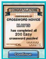 NINTENDO DS CROSSWORDS - DIPLOMAS - 1