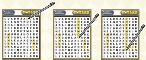 NINTENDO DS CROSSWORDS - HIGHLIGHTING WORDS - 1