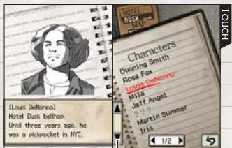 NINTENDO DS HOTEL DUSK ROOM 215 - Characters - 1