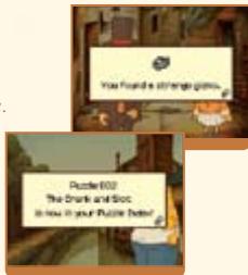 NINTENDO DS PROFESSOR LAYTON AND THE CURIOUS VILLAGE - There are many types of puzzles to solve! - 2
