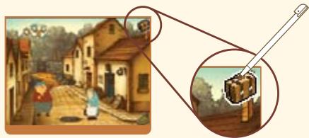 NINTENDO DS PROFESSOR LAYTON AND THE CURIOUS VILLAGE - Grab all the hint coins you can! - 1