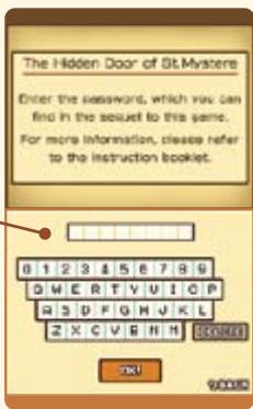 NINTENDO DS PROFESSOR LAYTON AND THE CURIOUS VILLAGE - WHAT'S THIS PASSWORD? WHERE DO I FIND IT? - 1