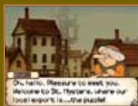 NINTENDO DS PROFESSOR LAYTON AND THE CURIOUS VILLAGE - Luke - 1