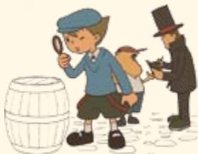 NINTENDO DS PROFESSOR LAYTON AND THE CURIOUS VILLAGE - CONTENTS - 1