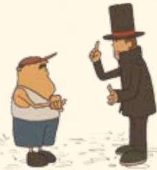 NINTENDO DS PROFESSOR LAYTON AND THE CURIOUS VILLAGE - Solving Puzzles - 1