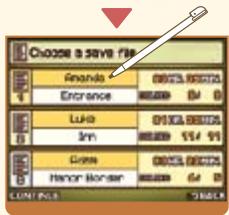 NINTENDO DS PROFESSOR LAYTON AND THE CURIOUS VILLAGE - Tap the Bonuses at the title screen. - 1
