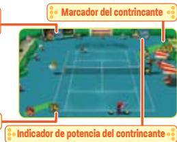 NINTENDO MARIO POWER TENNIS - Marcador del jugador 1 - 1